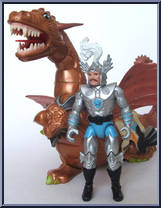 Bronze Dragon & Strongheart from Advanced Dungeons & Dragons - Mounts with Rider manufactured by LJN [Loose]