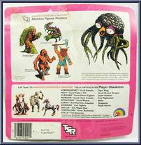 Deadly Grell  from Advanced Dungeons & Dragons - Bendable manufactured by LJN [Back]