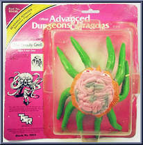 Deadly Grell  from Advanced Dungeons & Dragons - Bendable manufactured by LJN [Front]