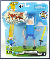 Stretchy Finn from Adventure Time - Basic Series manufactured by Jazwares [Front]