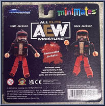 Young Bucks from AEW - Minimates manufactured by Diamond Select [Back]