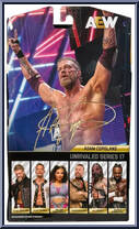 Adam Copeland from AEW - Unrivaled - Series 17 manufactured by Jazwares [Back]