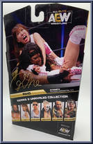 Riho from AEW - Unrivaled - Series  3 manufactured by Jazwares [Back]