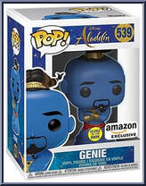 Genie (Live Action) (Glow in the Dark) from Aladdin - Pop! Vinyl Figures manufactured by Funko [Front]