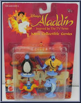 Genie 4-Pack from Aladdin - TV Series - Mini manufactured by Mattel [Front]