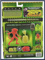 Xenomorph Drone (Glow in the Dark) from Alien Collection - Basic Series manufactured by Lanard Toys [Back]