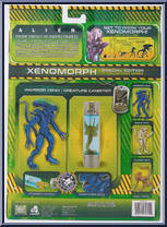 Xenomorph Warrior (Blue) from Alien Collection - Basic Series manufactured by Lanard Toys [Back]