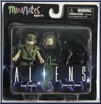 Cpl. Hicks / Warrior Alien from Alien - Minimates - TRU - Wave 1 manufactured by Diamond Select [Front]