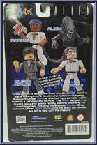 Ellen Ripley / Kane / Parker / Alien from Alien - Minimates - Sets manufactured by Diamond Select [Back]