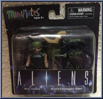 Pvt. Drake / Extra-Damaged Alien from Alien - Minimates - TRU - Wave 2 manufactured by Diamond Select [Front]