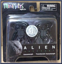 Xenomorph / Translucent Xenomorph from Alien - Minimates - Covenant manufactured by Diamond Select [Front]