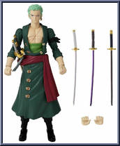 Roronoa Zoro from Anime Heroes - One Piece manufactured by Bandai [Loose]