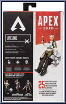 Lifeline from Apex Legends - Basic Series manufactured by Jakks Pacific [Back]