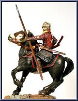 Eomer on Horseback from Armies of Middle Earth - Warriors and Battle Beasts - Wave 6 manufactured by Play Along [Loose]