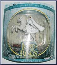 Gandalf the White (White) on Shadowfax Action Figure