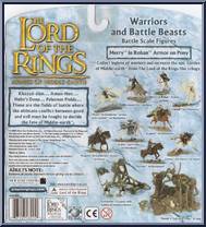 Merry in Rohan Armor on Pony from Armies of Middle Earth - Warriors and Battle Beasts - Wave 5 manufactured by Play Along [Back]