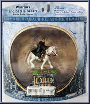 Merry in Rohan Armor on Pony from Armies of Middle Earth - Warriors and Battle Beasts - Wave 5 manufactured by Play Along [Front]