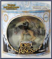Morannon Orc on Warg (#2 Blonde Hair) from Armies of Middle Earth - Warriors and Battle Beasts - Wave 7 manufactured by Play Along [Front]
