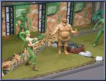 General Plastro (Tyrannical Tan Leader) from Army Men - Basic Series manufactured by Playing Mantis [Loose]