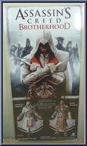 Ezio (Ebony Assassin) (Hooded) from Assassin's Creed - Brotherhood manufactured by Neca [Back]