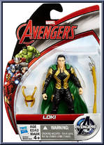 Loki from Avengers - Age of Ultron - 4" Avenger All Stars manufactured by Hasbro [Front]
