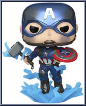 Captain America (Broken Shield) (Glows in the Dark) Action Figure