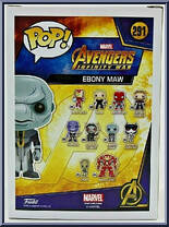 Ebony Maw from Avengers - Avengers Infinity War Pop! manufactured by Funko [Back]