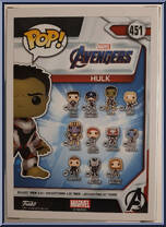 Hulk from Avengers - Avengers Pop! manufactured by Funko [Back]