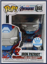 Iron Patriot (Metallic) from Avengers - Avengers Endgame Pop! manufactured by Funko [Front]