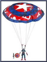 Captain America (Aerial Infiltration) from Avengers - Comic Series manufactured by Hasbro [Loose]