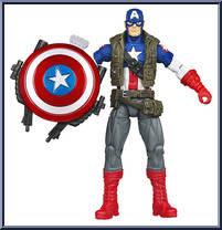 Captain America (Super Shield) from Avengers - Comic Series manufactured by Hasbro [Loose]