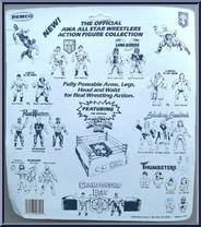 Ric Flair / Larry Zbyszko from AWA - Series 2 manufactured by Remco [Back]