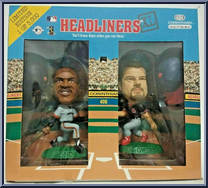 Barry Bonds / Mark McGwire from Baseball Headliners - 1998 Season - XL manufactured by Corinthian [Front]