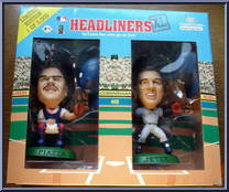 Mike Piazza / Derek Jeter from Baseball Headliners - 1998 Season - XL manufactured by Corinthian [Front]