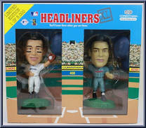 Alex Rodriguez / Dave Justice from Baseball Headliners - 1998 Season - XL manufactured by Corinthian [Front]