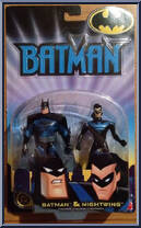 Batman & Nightwing from Batman - Animated Series - 2-Packs manufactured by Mattel [Front]
