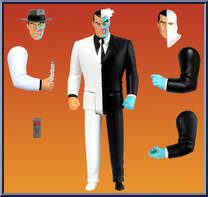 Two Face from Batman - Animated Series - Series 2 manufactured by Mezco [Loose]