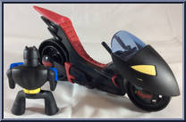 Batman with Batcycle from Batman Brave & The Bold - Action League manufactured by Mattel [Loose]