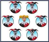 Harley Quinn Expressions Pack from Batman - Animated Series manufactured by DC Collectibles [Loose]