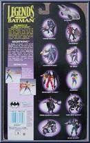 Nightwing from Batman - Legends of - Series 1 manufactured by Kenner [Back]