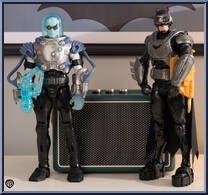 Batman vs. Mr. Freeze from Batman - Batman Adventures manufactured by Spinmaster [Loose]