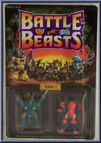 Kickback Kangaroo from Battle Beasts - Series 2 manufactured by Hasbro [Front]