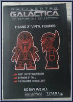 Cylon from Battlestar Galactica - Blind Boxed - So Say We All manufactured by Titan Merchandise [Back]