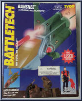 Banshee (with Franklin Sakamoto) from Battletech - Boxed manufactured by Tyco [Front]