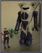 Toad (with Nicolai Malthus) from Battletech - Carded manufactured by Tyco [Loose]