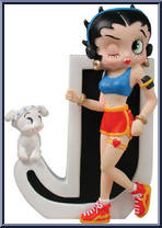 Betty Boop J from Betty Boop Alphabet - Basic Series manufactured by Westland [Loose]