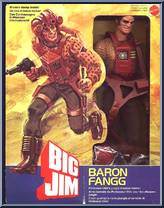 Baron Fangg from Big Jim - In the Future Figures manufactured by Mattel [Front]