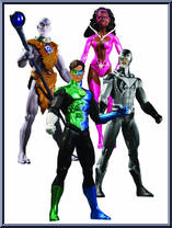 Hal Jordan / Indigo Munnk / Blue Beetle / Fatality Action Figure