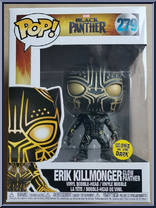 Erik Killmonger (Glow Panther) from Black Panther - Pop! Vinyl Figures manufactured by Funko [Front]