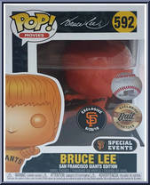 Bruce Lee (Giants / Orange) from Bruce Lee - Pop! Vinyl Figures manufactured by Funko [Front]